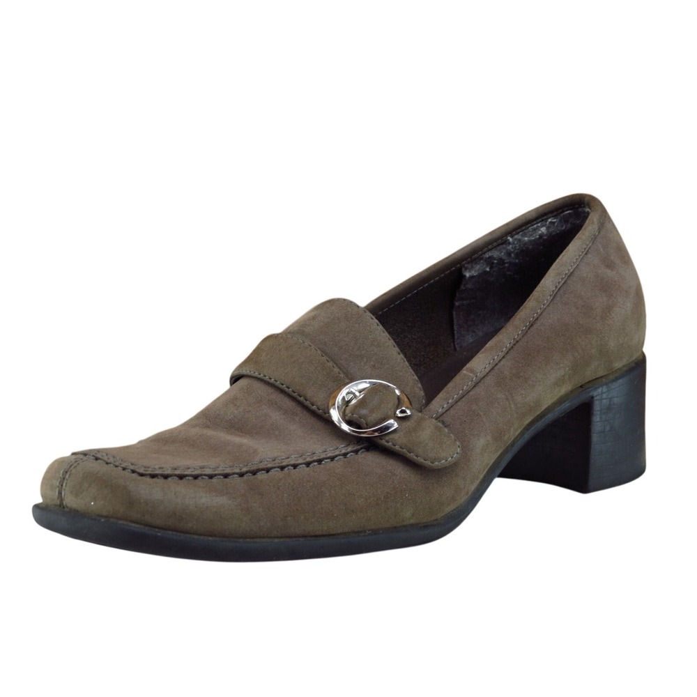 Laura Scott Size 6 Pump Heel Brown‎ Leather M Width